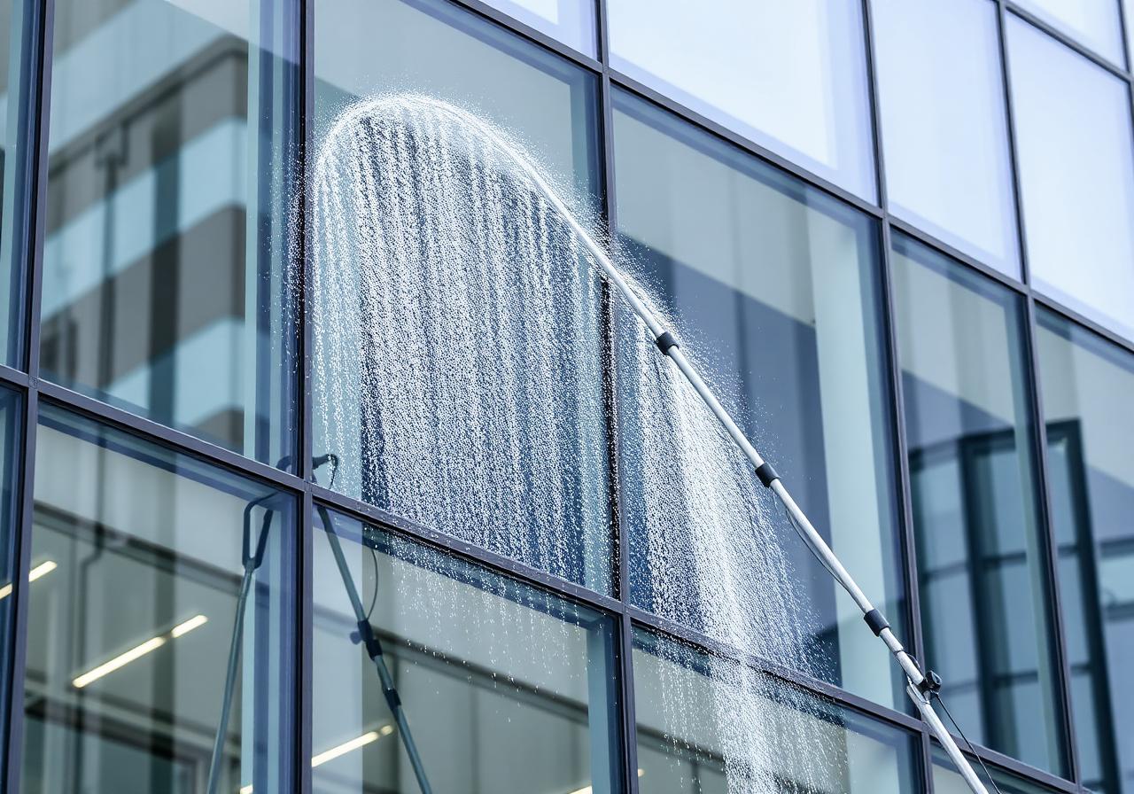 Glasbewassing (binnenkant)